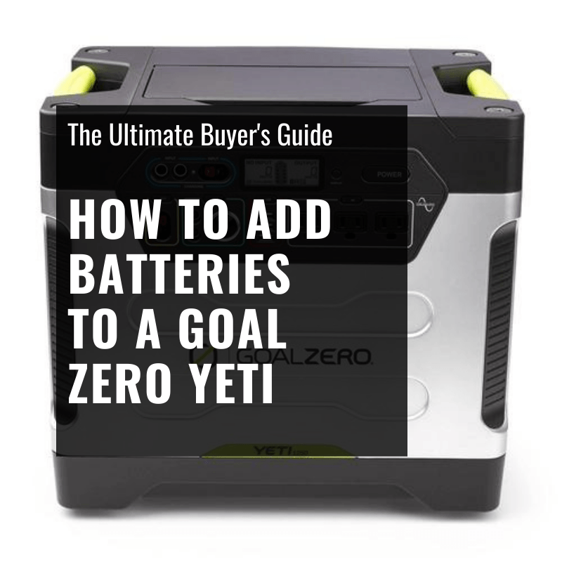 goal zero yeti 1250 emp bag Faraday Bolsa : Electrnica or even solar flares from the sun How to add batteries to