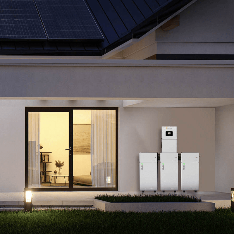 RENON XC PLUS - 16kWh LiFePO4 Wall-Mounted Battery | Expandable to 31 Units | Built-In BMS + Heater Film + Junction Box | -4°F to 122°F | 10-Year Warranty - ShopSolar: Complete Solar Kits + Lifetime Customer Support