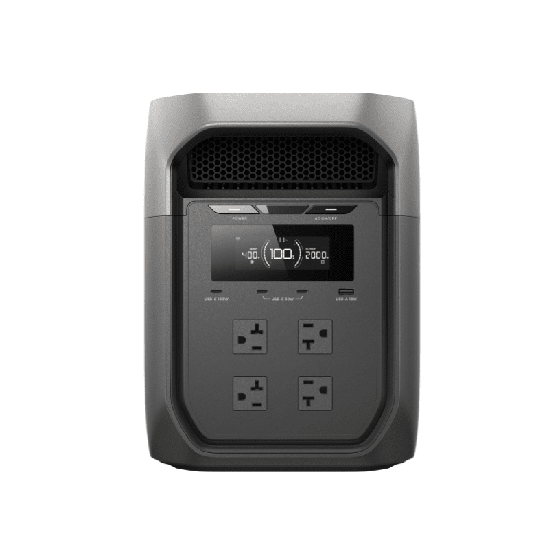 EcoFlow DELTA 3 Max – 2,048Wh / 2,400W Portable Power Station + Choose Custom Solar Panel Bundle Option | 5-Year Warranty | Complete Solar Kit - ShopSolar: Complete Solar Kits + Lifetime Customer Support