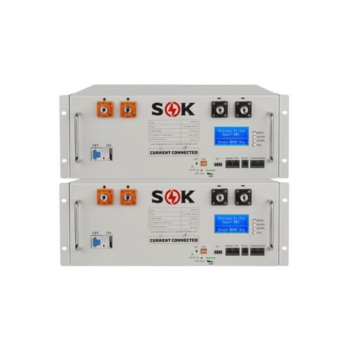 SOK Server Rack Battery | 100Ah 48V | User-Serviceable Rack Mount Battery - ShopSolar.com