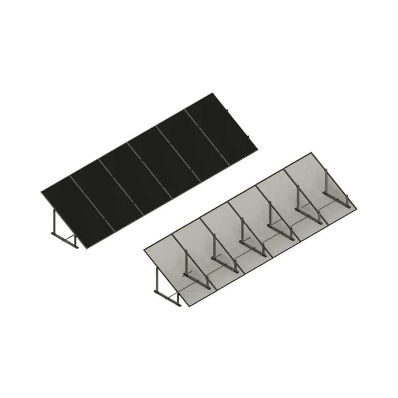 IntegraRack IR-15 BallastRack Solar Module Racking System | 1 Fixed Leg | 15° Tilt | Fits Any Panel Size | No Footings | Hurricane Rated | Made in USA - ShopSolar: Complete Solar Kits + Lifetime Customer Support