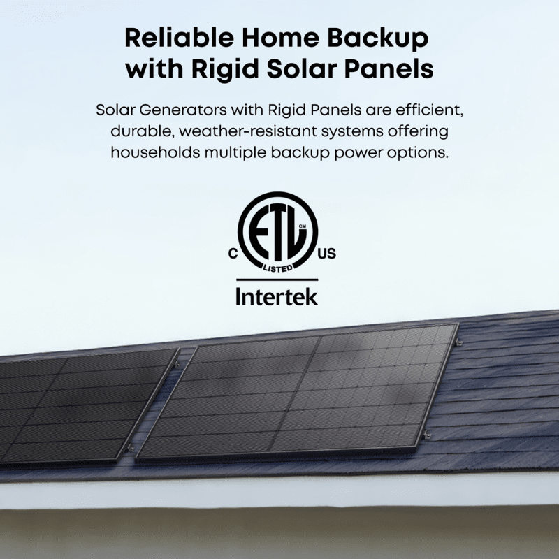 Anker SOLIX 2 × 440W Rigid Solar Panels | 880W Total | Bifacial + 25% Efficiency | IP68 Rated | 30-Year Guarantee - ShopSolar: Complete Solar Kits + Lifetime Customer Support