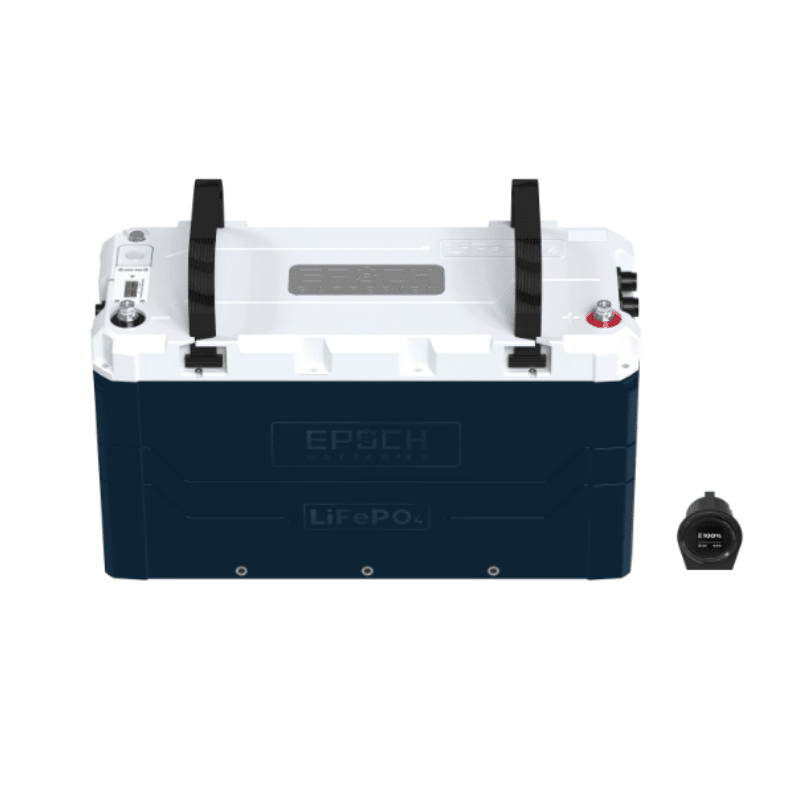 Epoch 12V 460Ah LiFePO4 Battery | IP67 Waterproof | Bluetooth Monitoring + Heating | 10-Year Warranty - ShopSolar: Complete Solar Kits + Lifetime Customer Support