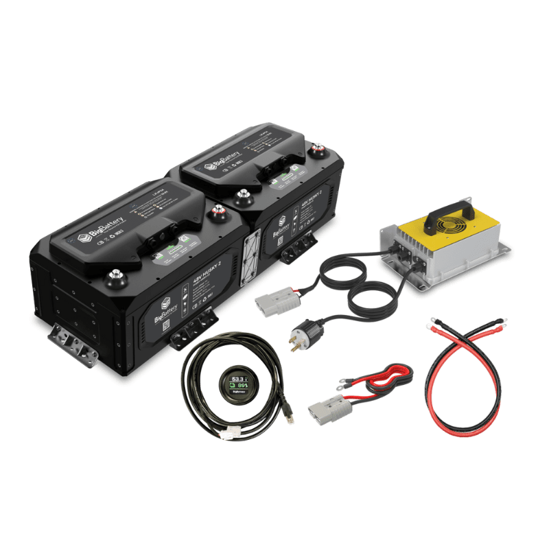 BigBattery HUSKY 2 PWR | 48V 5.12kWh LiFePO4 Battery | High Power | IP65 | Self-Heating | Golf Cart, UTV & Utility Ready | 10-Year Warranty - ShopSolar: Complete Solar Kits + Lifetime Customer Support