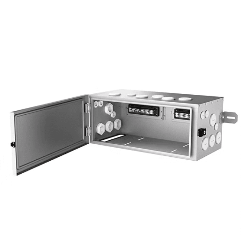 RUiXU Conduit Box for Lithi2-16 Battery | Compatible with RX-12K & Sol-Ark 15K | Clean Cable Management | Weather-Resistant | Easy Assembly - ShopSolar: Complete Solar Kits + Lifetime Customer Support
