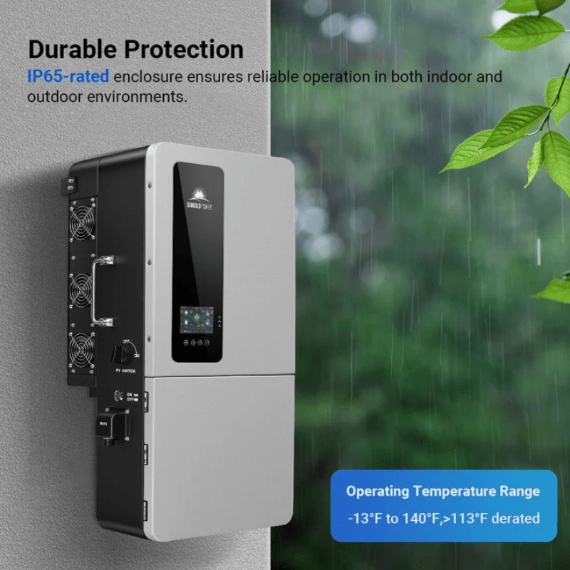 SunGold Power 12kW 48V All-in-One Hybrid Inverter | 200A Whole-Home Backup | 18kW PV Input | Split-Phase + 3-Phase | SGS-12K18MAX - ShopSolar: Complete Solar Kits + Lifetime Customer Support