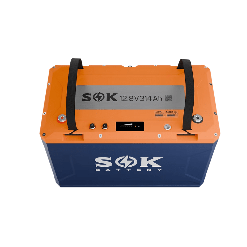 SOK 314Ah 12V LiFePO4 Battery | 3.7kWh | Bluetooth, Built-In Heater + CANBus | SK12V314 | 4,000–8,000 Cycles | 7-Year Warranty - ShopSolar: Complete Solar Kits + Lifetime Customer Support