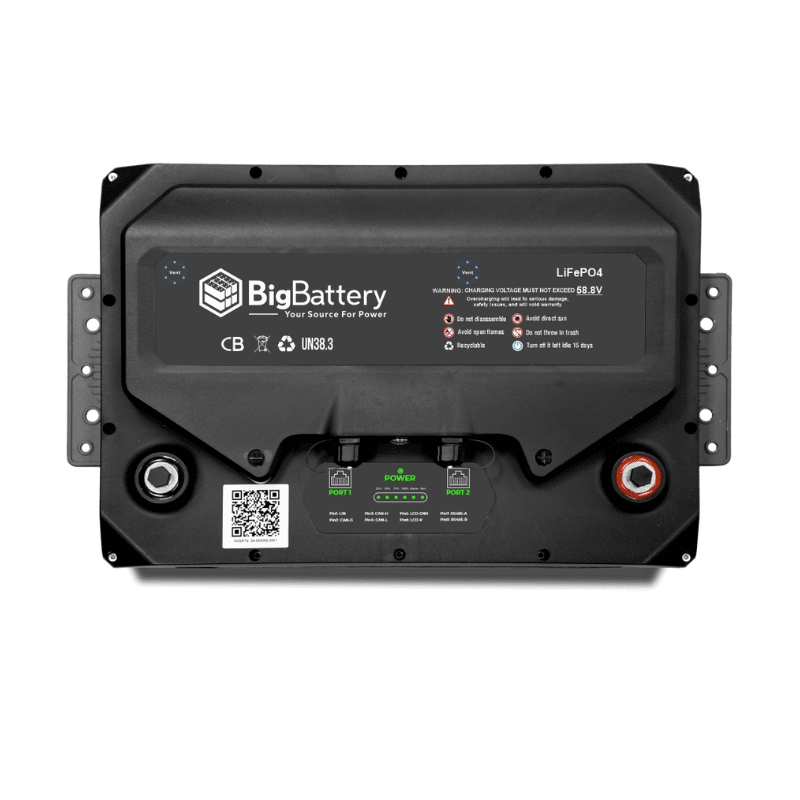 BigBattery HUSKY 2 PWR | 48V 5.12kWh LiFePO4 Battery | High Power | IP65 | Self-Heating | Golf Cart, UTV & Utility Ready | 10-Year Warranty - ShopSolar: Complete Solar Kits + Lifetime Customer Support