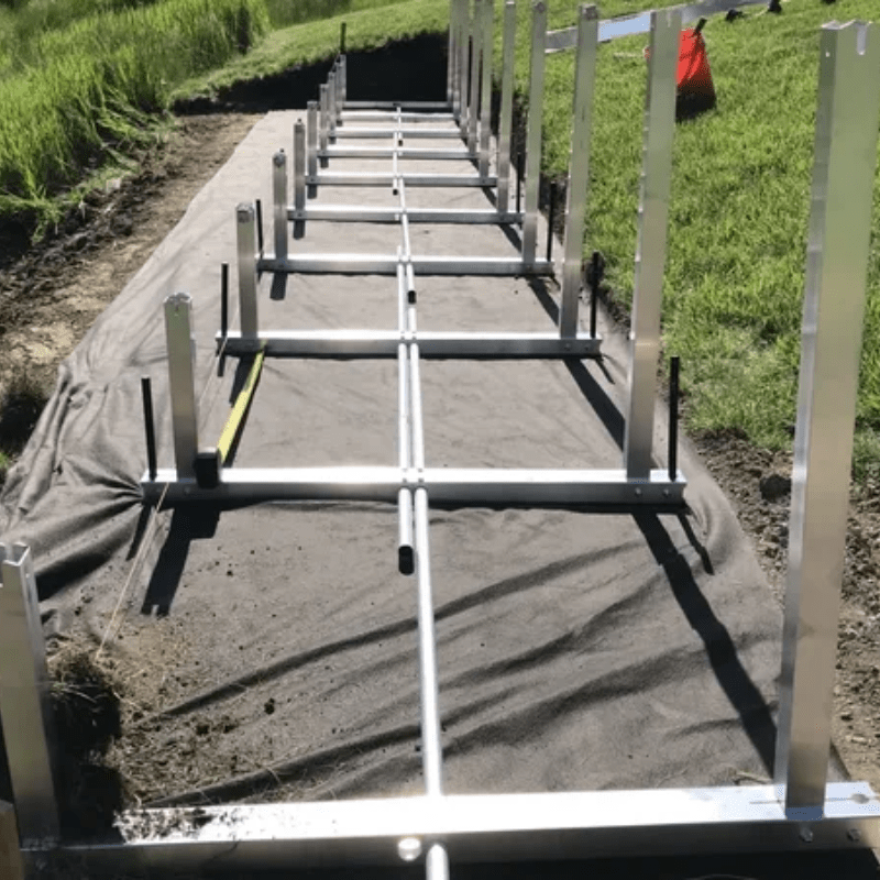 IntegraRack IR-15 BallastRack Solar Module Racking System | 1 Fixed Leg | 15° Tilt | Fits Any Panel Size | No Footings | Hurricane Rated | Made in USA - ShopSolar: Complete Solar Kits + Lifetime Customer Support