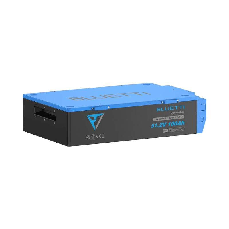 BLUETTI B4810 LiFePO4 Battery | 5,120Wh (51.2V, 100Ah) | Modular, Self-Heating, IP65 Rated | 5-Year Warranty - ShopSolar: Complete Solar Kits + Lifetime Customer Support