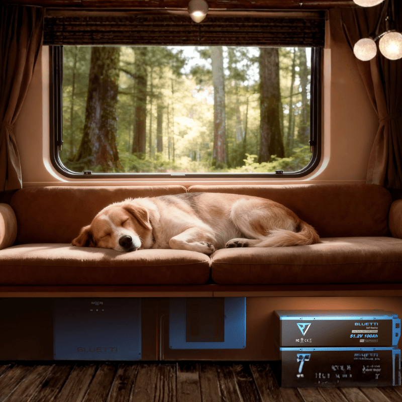 BLUETTI B4810 LiFePO4 Battery | 5,120Wh (51.2V, 100Ah) | Modular, Self-Heating, IP65 Rated | 5-Year Warranty - ShopSolar: Complete Solar Kits + Lifetime Customer Support