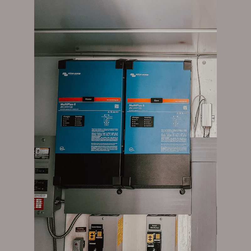 Li-Cube Microgrid Kit | 4.8kW Solar + 20.48–40.96kWh Lithium Storage | Dual Multi-Plus Inverters | Plug-and-Play Containerized Power - ShopSolar: Complete Solar Kits + Lifetime Customer Support