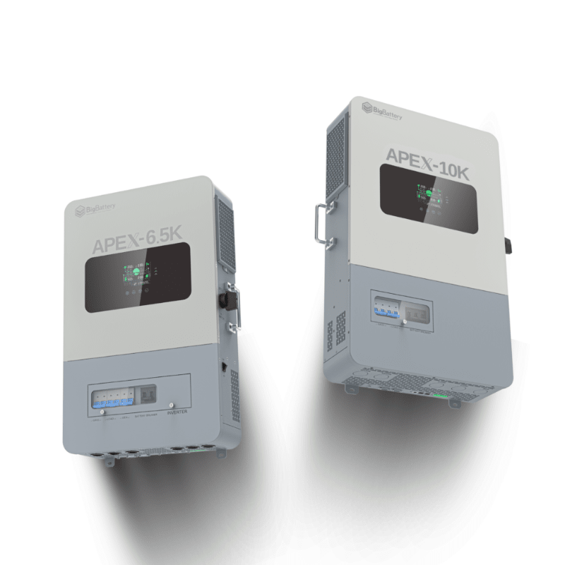 BigBattery APEX 10K Hybrid Off-Grid Inverter | 10,000W 120/240V Split-Phase | Dual MPPT 11kW PV | 48V | UL1741 | 5-Year Warranty - ShopSolar: Complete Solar Kits + Lifetime Customer Support