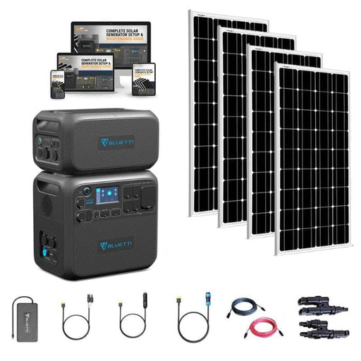 Bluetti AC200 MAX 2,200W / 2,048Wh Expansion Kits - [4,000Wh-6,000Wh] Portable Power Station + Choose Your Custom Your Custom Bundle | Complete Solar Generator Kit - ShopSolar.com