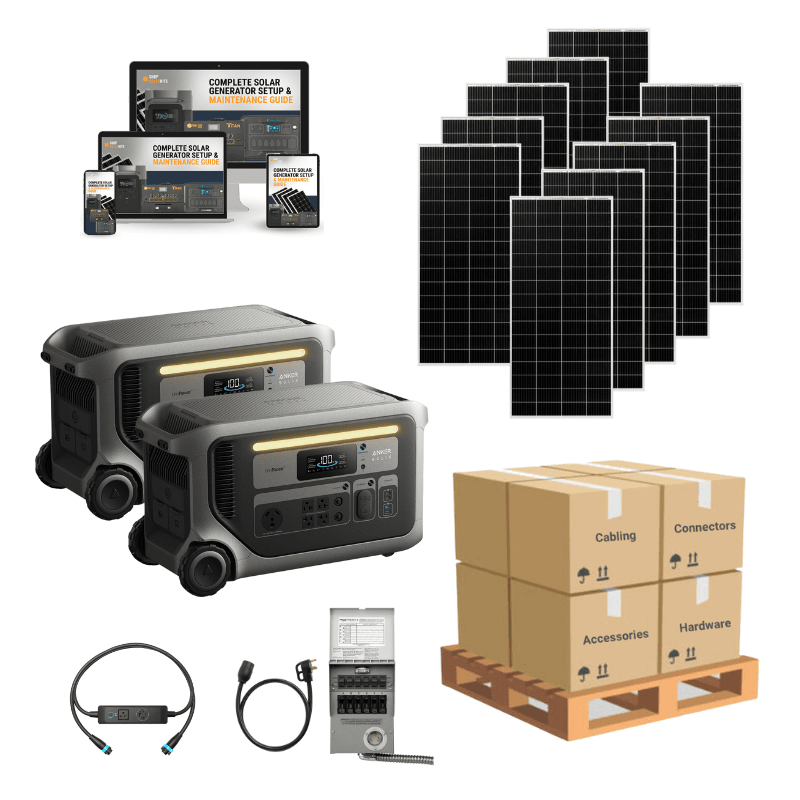 Anker SOLIX F3000 Dual Kit | 4,000W, 6,144Wh Portable Backup Power Anker SOLIX F3000 Dual Kit | 4,000W, 6,144Wh Portable Backup Power