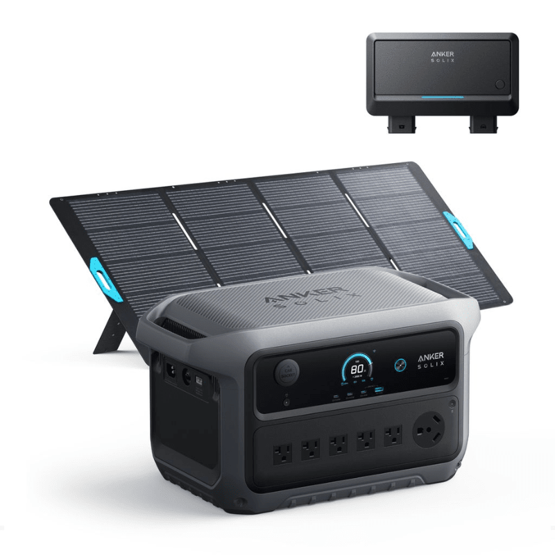 Anker SOLIX C2000 Gen2 Portable Power Station | 2,048Wh / 2,400W (4,000W Peak) | 58-Min UltraFast Recharge | Expandable to 4kWh | Choose Your Bundle | 5-Year Warranty - ShopSolar: Complete Solar Kits + Lifetime Customer Support