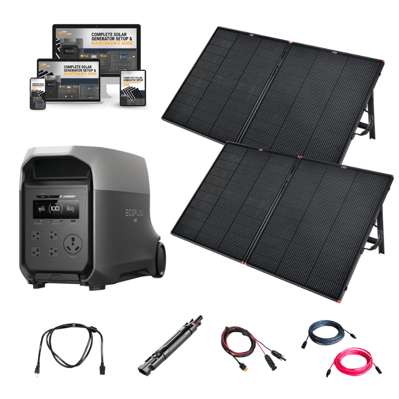 EcoFlow DELTA 3 Ultra – 3,072Wh / 3,600W Portable Power Station + Choose Custom Solar Panel Bundle Option | 5-Year Warranty | Complete Solar Kit - ShopSolar: Complete Solar Kits + Lifetime Customer Support