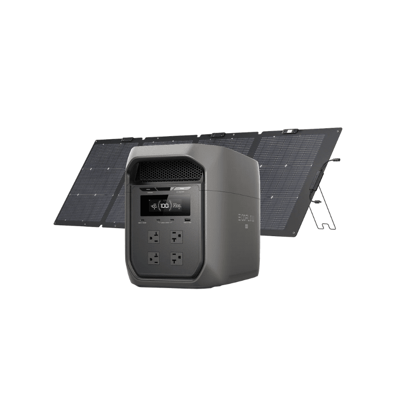 EcoFlow DELTA 3 Max – 2,048Wh / 2,400W Portable Power Station + Choose Custom Solar Panel Bundle Option | 5-Year Warranty | Complete Solar Kit - ShopSolar: Complete Solar Kits + Lifetime Customer Support