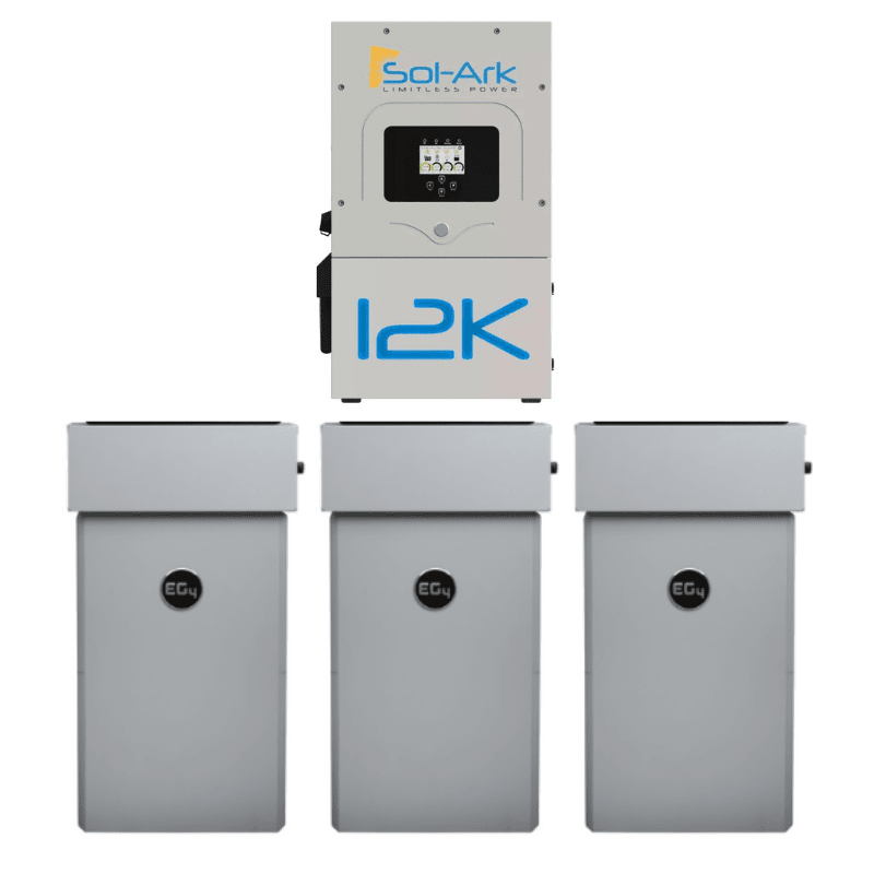 Sol-Ark 12K WallMount AllWeather ESS | 14.3kWh Lithium Wall Mount Battery + Hybrid Inverter Bundle | 10-Year Warranty - ShopSolar.com