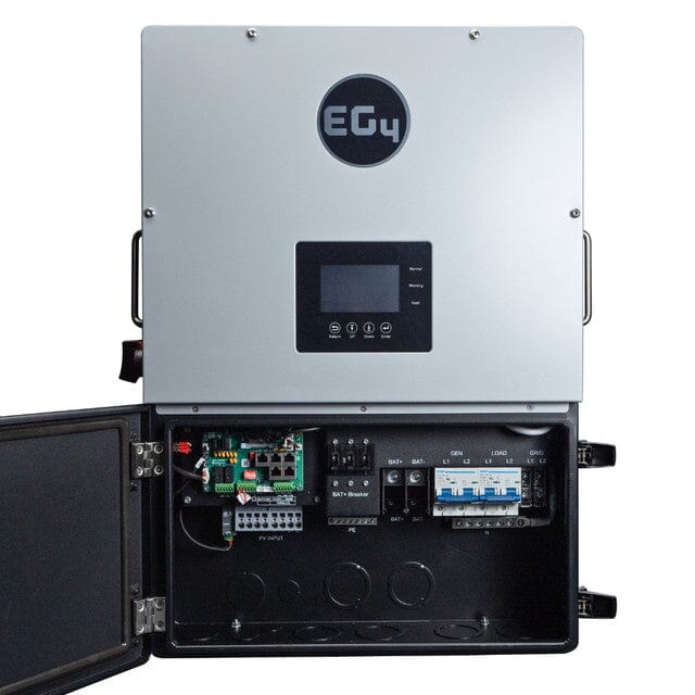 EG4 12K PV Hybrid Inverter | 48V | 12000W Input | 8000W Output | 120/240V Split Phase | RSD | All-In-One Hybrid Solar Inverter - ShopSolar.com
