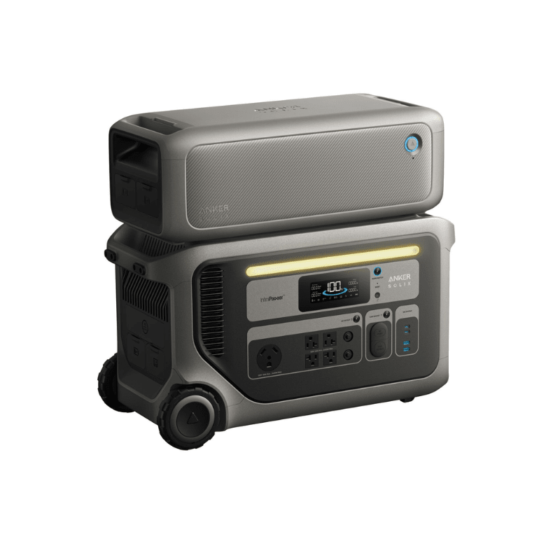 Anker SOLIX F3000 Portable Power Station | 3,072Wh / 3,600W | 2,400W Solar Input | Expandable to 12,288Wh | 5-Year Warranty - ShopSolar: Complete Solar Kits + Lifetime Customer Support