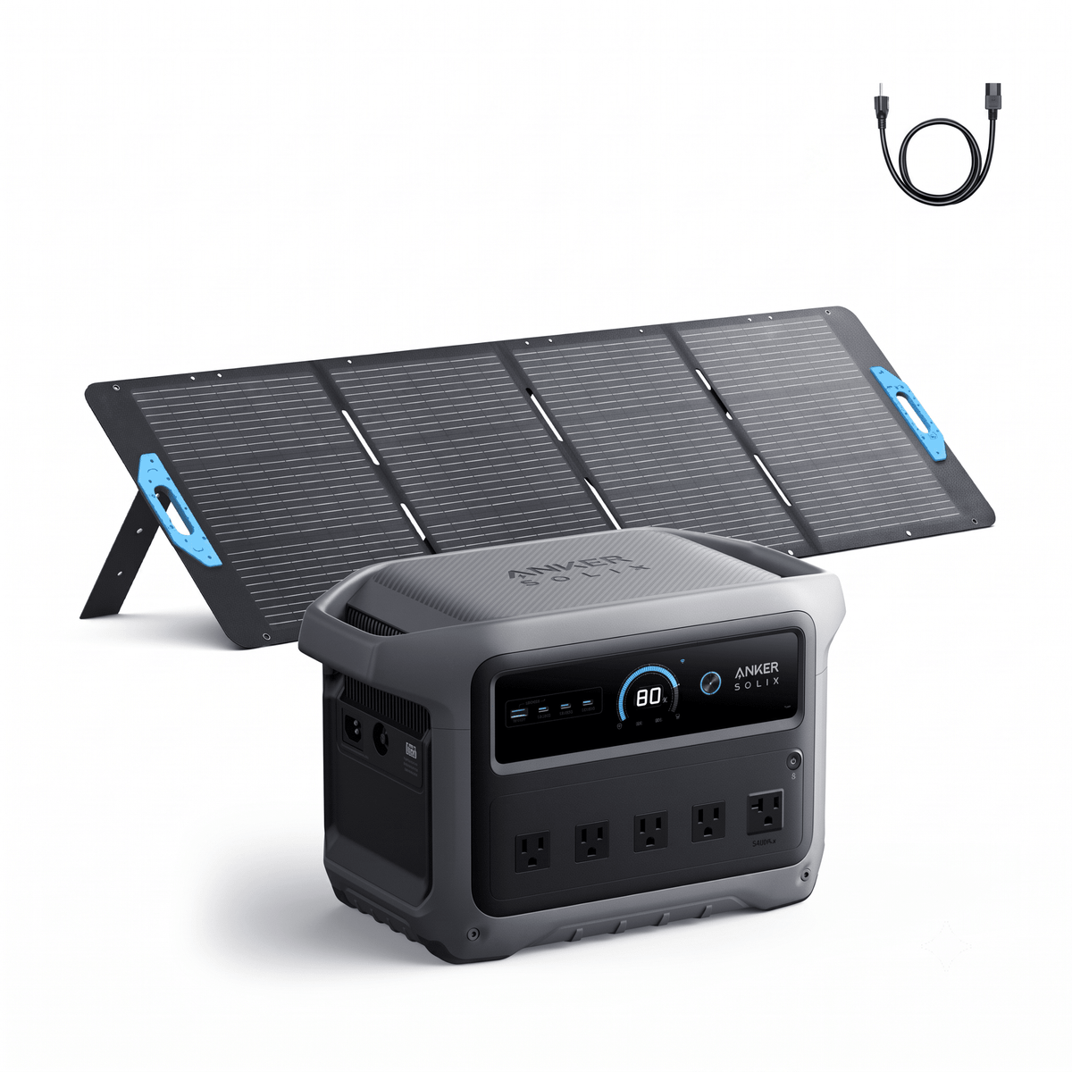 Anker SOLIX C1000 Gen2 Portable Power Station | 1,024Wh / 2,000W | 49-Min UltraFast Recharge | 600W Solar Input | Choose Your Bundle Option | 5-Year Warranty