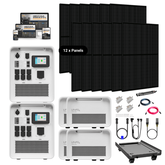 Hysolis [Apollo 5K] 120V / 240V Solar Kits - 6,000W Solar Power Station + Choose Your Custom Bundle | Complete Solar Kit - ShopSolar.com