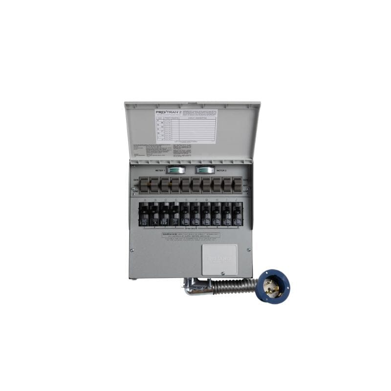 Anker SOLIX F3800 Transfer Switch - 120V/240V / 50-Amp / 10-Circuit Transfer Switch + Cables | Connect Up to 2 Units - ShopSolar.com