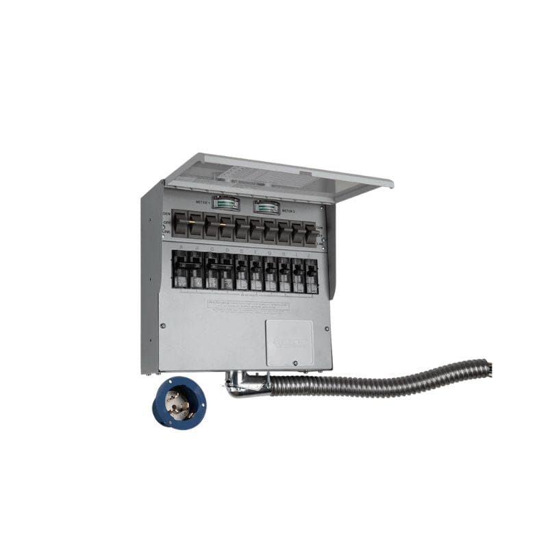Anker SOLIX F3800 Transfer Switch - 120V/240V / 50-Amp / 10-Circuit Transfer Switch + Cables | Connect Up to 2 Units - ShopSolar.com