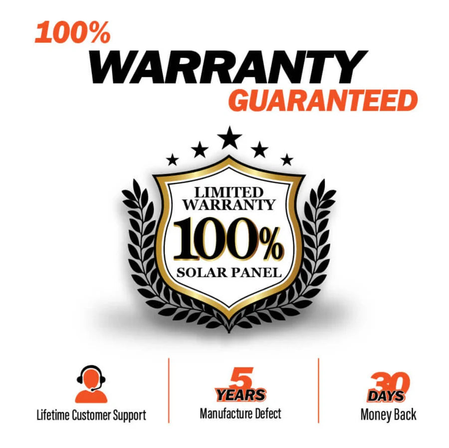 MEGA 100 | 100 Watt Solar Panel | Premier 12V Off-Grid Solar Panel for Vans, Campers, Boats | 25-Year Output Warranty | UL Certified - ShopSolar: Complete Solar Kits + Lifetime Customer Support