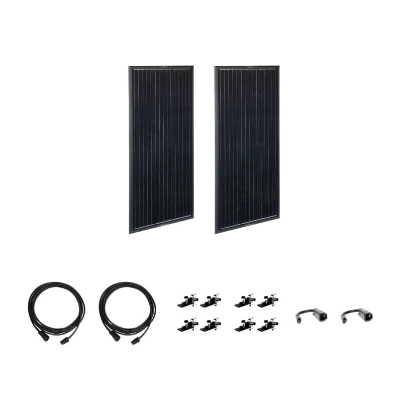 OBSIDIAN® SERIES 200 Watt Solar Panel Kit (2x100) - ShopSolar