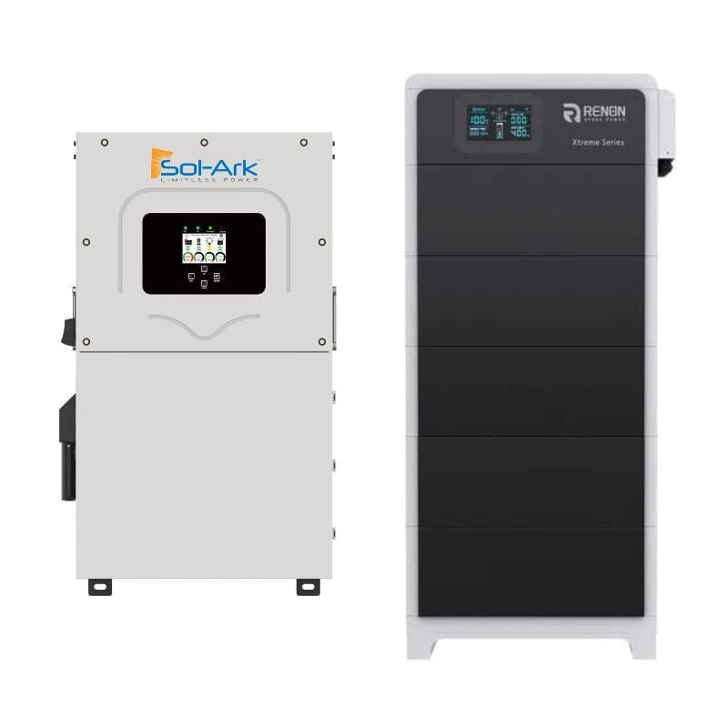 Renon Xtreme LV + Sol-Ark 15K Kits | Choose Your Bundle Bundle | 10-Year Warranty - ShopSolar.com