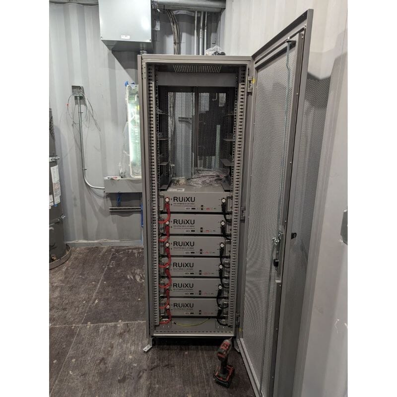 RUIXU Self-Heating RX-LFP48100-H 5.12kWh Server Rack Battery | 19" Rack Mounted 3U Module | UL1973 Certified | 10-Year Warranty - ShopSolar.com