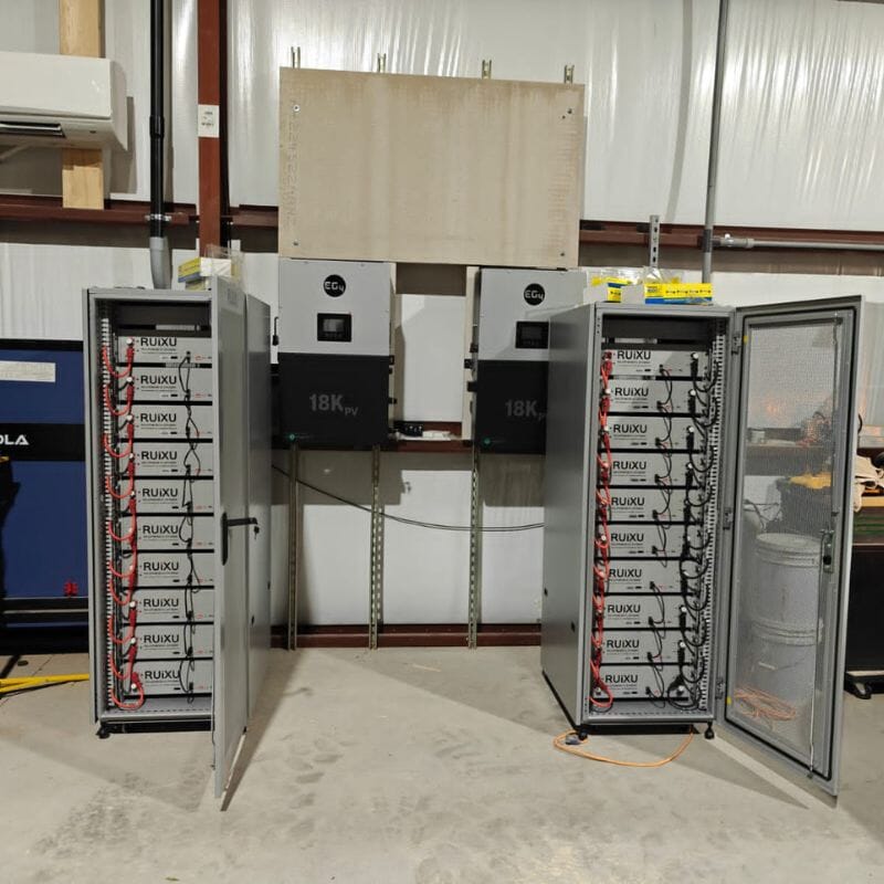 RUIXU Battery | 5.12kWh Server Rack 3U Battery | RX-LFP48100 | UL1973 Certified | UL9540 Pending - ShopSolar.com