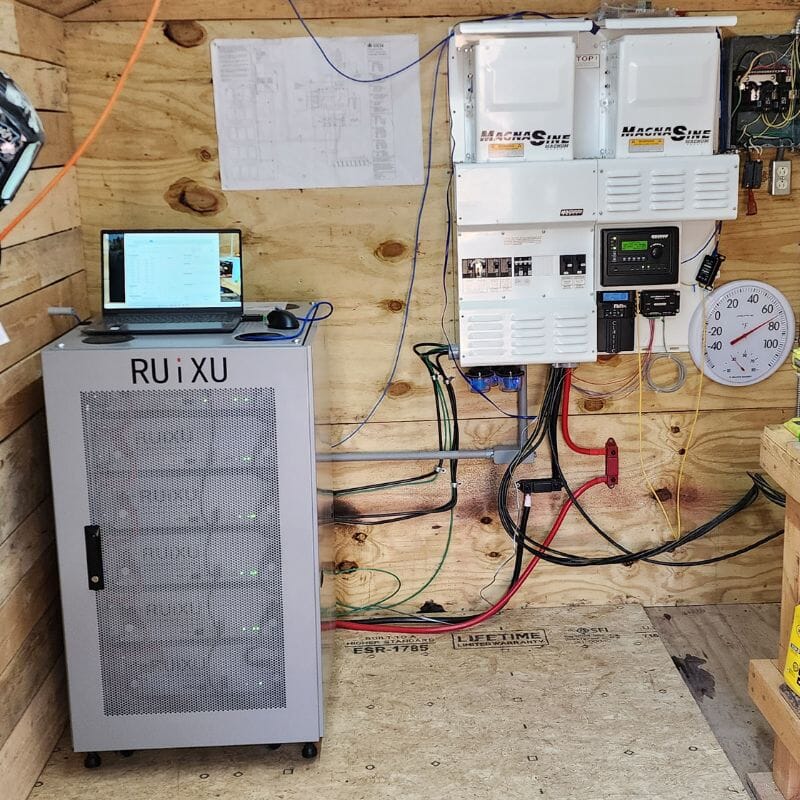 RUIXU Battery | 5.12kWh Server Rack 3U Battery | RX-LFP48100 | UL1973 Certified | UL9540 Pending - ShopSolar.com