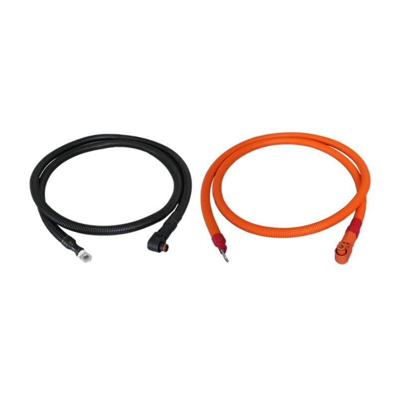 RUiXU Lithi2-16 battery 1/0 AWG cable | Orange+ Black - ShopSolar