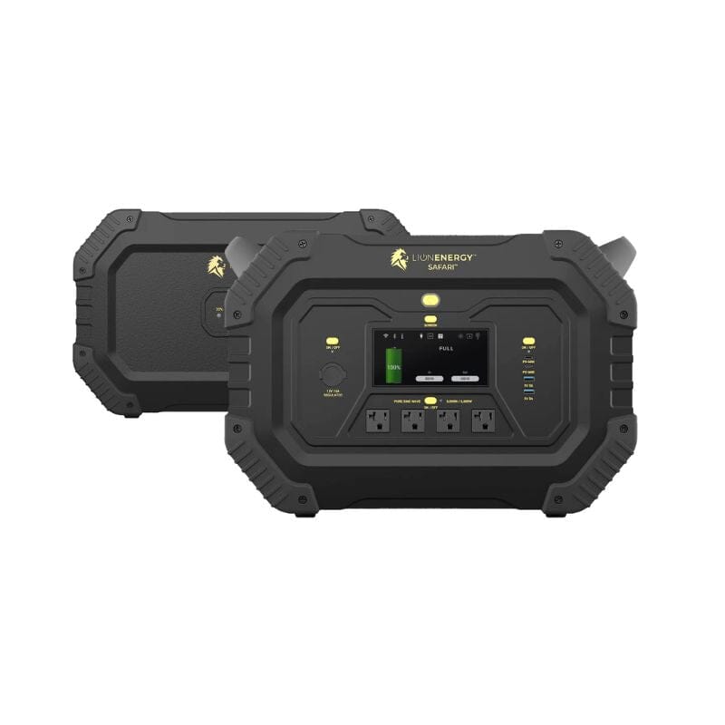 Lion Energy Safari ME Portable Power Station Solar Generator