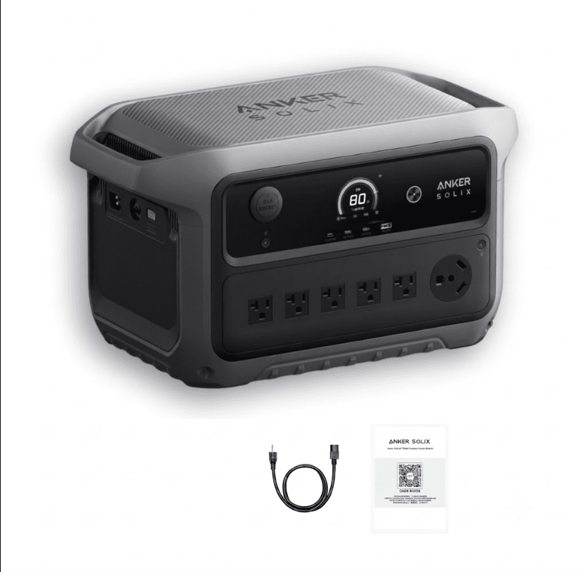 Anker SOLIX C2000 Gen 2 | 2,400W Portable Solar Generator, 2kWh