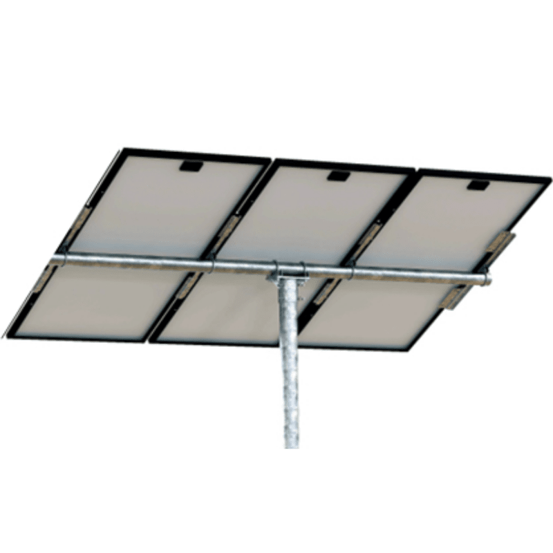 Tamarack Solar PGRM Top of Pole Mount | Portrait | 1–6 Modules | 0°–90° Adjustable Tilt | 1.18–2 in Frames | 110 MPH Rated - ShopSolar: Complete Solar Kits + Lifetime Customer Support
