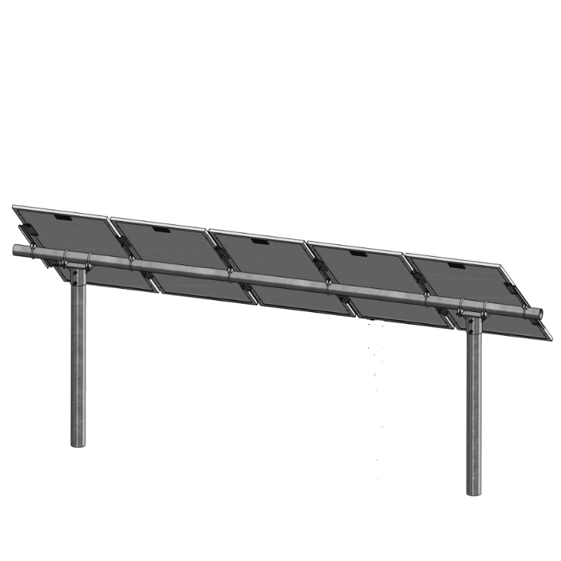 Tamarack Solar PGRM Top of Pole Mount | Portrait | 1–6 Modules | 0°–90° Adjustable Tilt | 1.18–2 in Frames | 110 MPH Rated - ShopSolar: Complete Solar Kits + Lifetime Customer Support