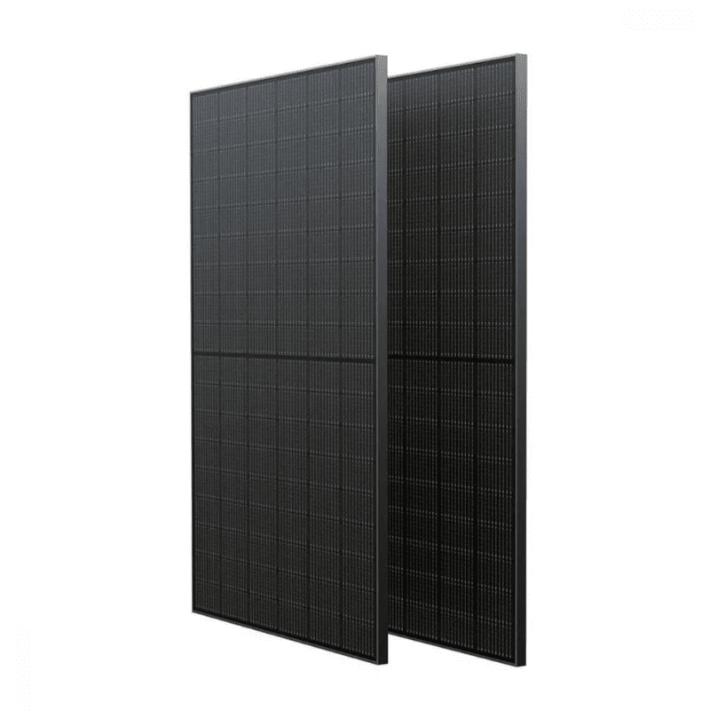 Ric EcoFlow 400W(2枚) 専用エクストラバッテリ(1台) 2 x EcoFlow 400W Rigid Solar Panels | 10-Year Warranty - ShopSolar