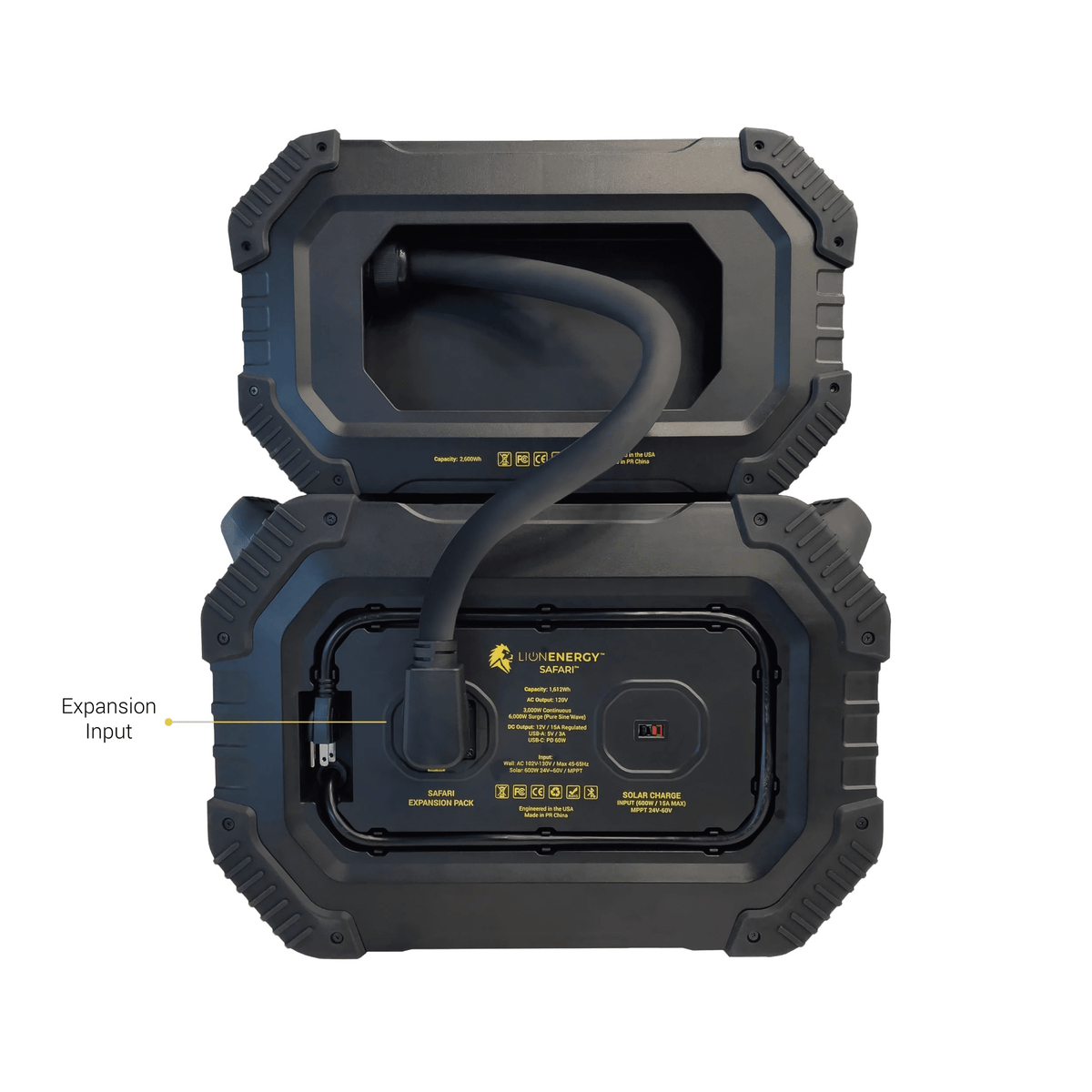 Lion Energy Safari 2,688wH Expansion Battery Pack (XP) | Safari Portable Solar Power Battery Pack - ShopSolar.com