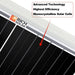 200 Watt Solar Panel | High Efficiency 12V Monocrystalline (19.98% Efficiency) - ShopSolarKits.com