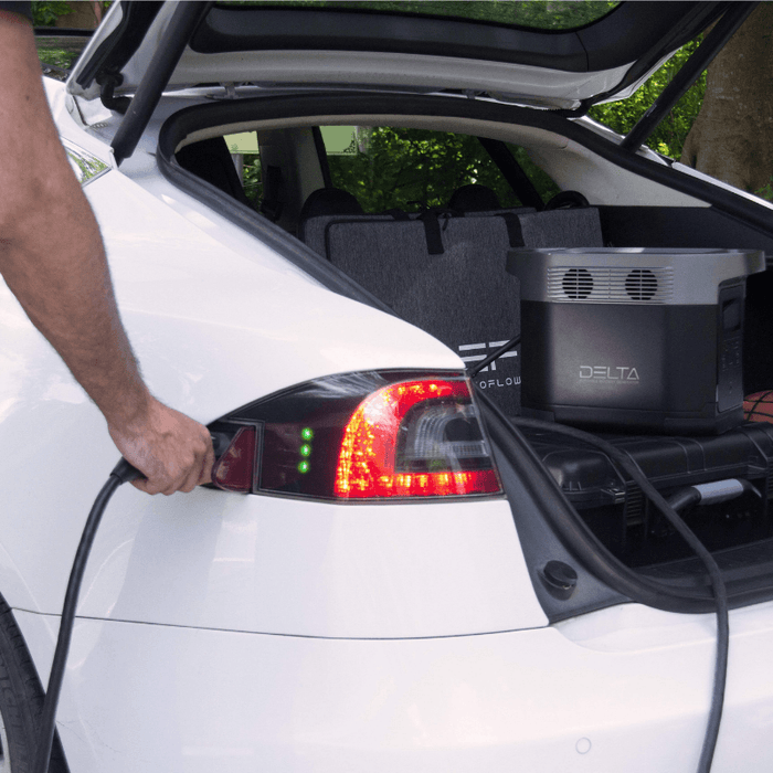 EcoFlow DELTA 1,800W / 1,300Wh Solar Kits vehicle Charging 