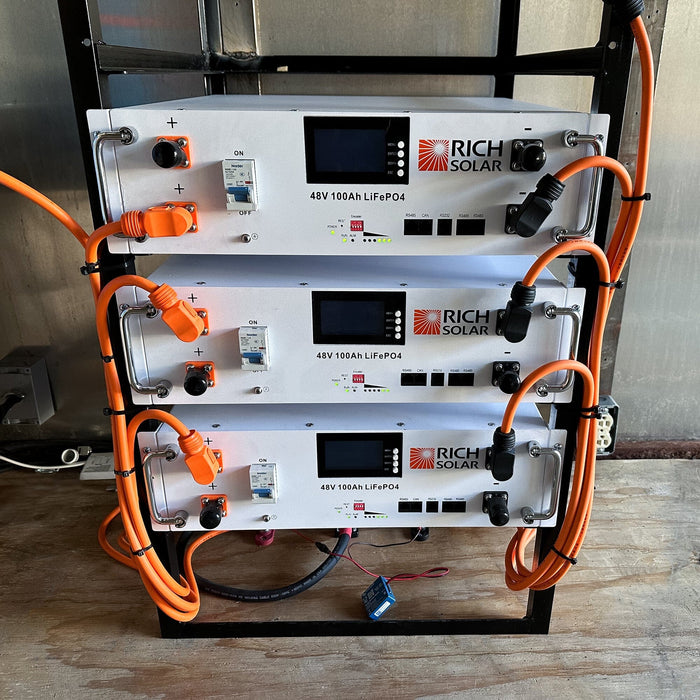 Rich Solar Server Rack Battery [Alpha 5] | Lithium Iron Phosphate Battery | 5,000Watt-hours | 10-Year Warranty - ShopSolar.com