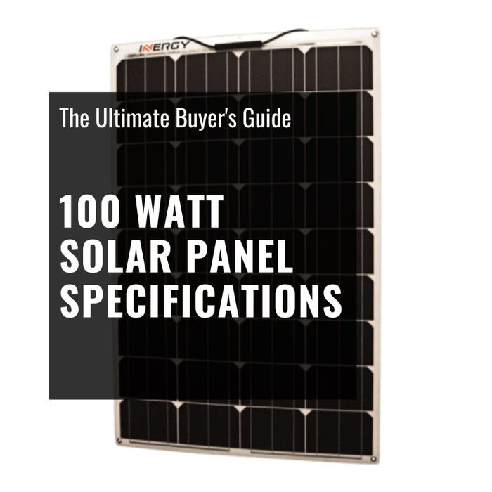 100 watt solar panel specifications