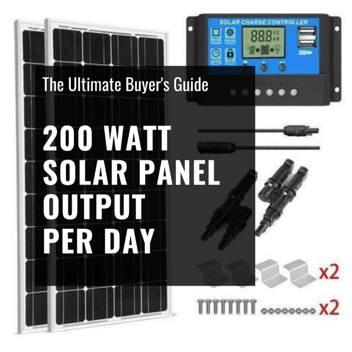 200W Solar Panel Output Per Day