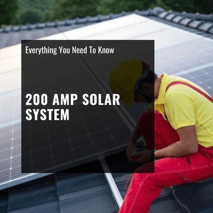 200 amp solar system