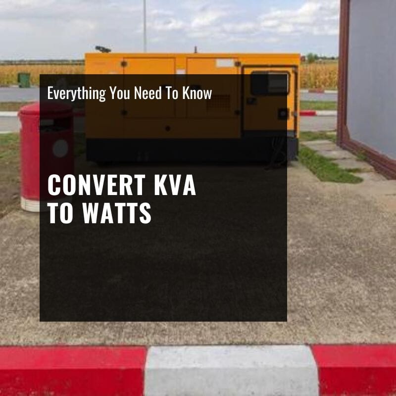 convert kva to watts