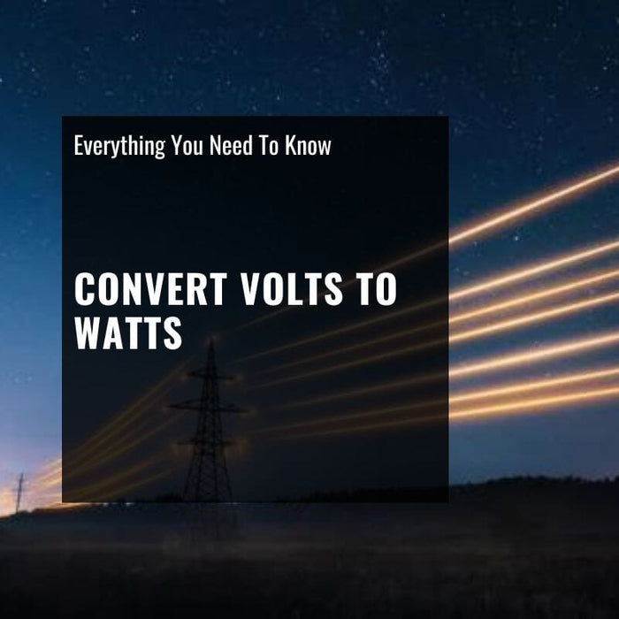 convert volts to watts